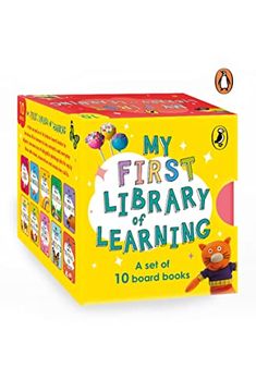 portada My First Library of Learning: Box Set, Complete Collection of 10 Early Learning Board Books for Super Kids, 0 to 3 | Abc, Colours, Opposites, Numbers,. Toddler) (my First Book of) 
