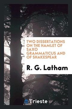 portada Two Dissertations on the Hamlet of Saxo Grammaticus and of Shakespear 