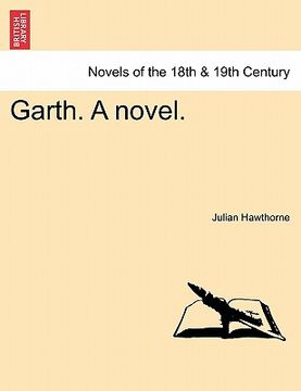portada garth. a novel. (in English)