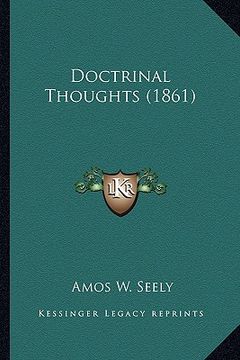 portada doctrinal thoughts (1861) (in English)
