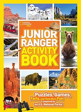 portada Junior Ranger Activity Book: Puzzles, Games, Facts, and Tons More fun Inspired by the U. S. National Parks! (en Inglés)