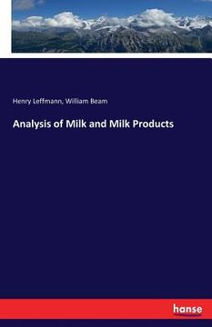 portada Analysis of Milk and Milk Products (en Inglés)
