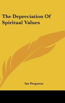 portada the depreciation of spiritual values (en Inglés)