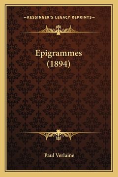 portada Epigrammes (1894) (en Francés)