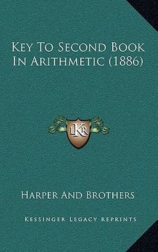 portada key to second book in arithmetic (1886) (en Inglés)