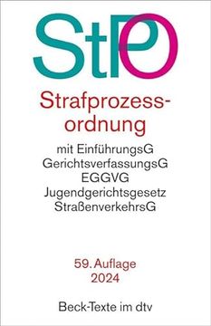 portada Strafprozessordnung (en Alemán)