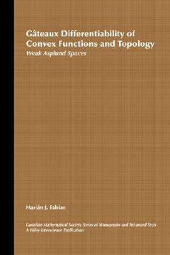portada gteaux differentiability of convex functions and topology: weak asplund spaces (en Inglés)
