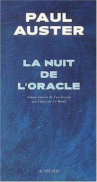 portada La Nuit de L'oracle (Lettres Anglo-Américaines)
