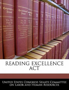 portada reading excellence act (en Inglés)
