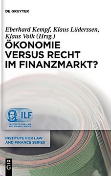 portada Okonomie Versus Recht im Finanzmarkt? (en Alemán)