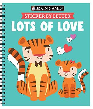 portada Brain Games - Sticker by Letter: Lots of Love (en Inglés)
