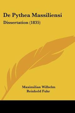 portada de pythea massiliensi: dissertation (1835)