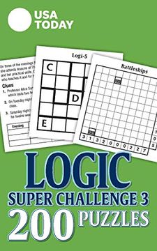 portada Usa Today Logic Super Challenge 3: 200 Puzzles (Usa Today Puzzles) (en Inglés)