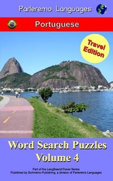 portada Parleremo Languages Word Search Puzzles Travel Edition Portuguese - Volume 4 (en Portugués)