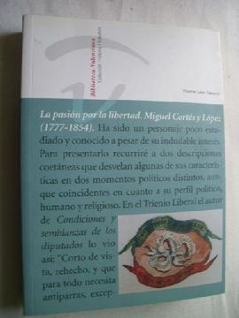 portada La Pasión por la Libertad. Miguel Cortés y López (1777-1854)