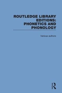 portada Routledge Library Editions: Phonetics and Phonology (en Inglés)