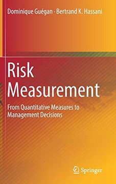 portada Risk Measurement: From Quantitative Measures to Management Decisions (en Inglés)