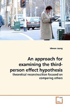 portada an approach for examining the third-person effect hypothesis (in English)