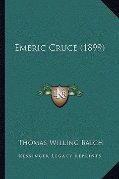 portada emeric cruce (1899) (in English)