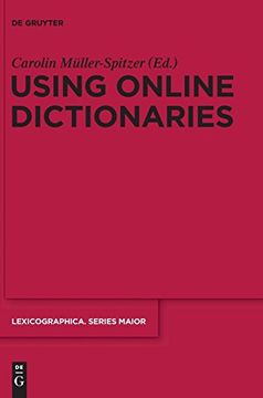 portada Using Online Dictionaries (Lexicographica. Series Maior) (en Inglés)