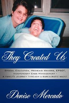 portada they created us: special education, medicaid waivers, epsdt, independent case management - a family's journey through a bureacratic maz