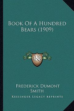 portada book of a hundred bears (1909) (en Inglés)