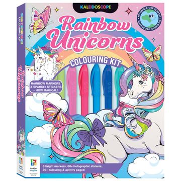 portada (Ni9) Kaleidoscope Colouring kit Rainbow Unicorns (Unit 3)