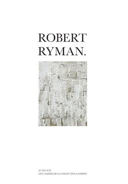 portada Robert Ryman (en Inglés)