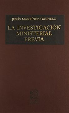 portada Investigacion Ministerial Previa / 8 ed. / pd.