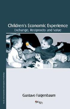 portada children's economic experience: exchange, reciprocity and value (en Inglés)