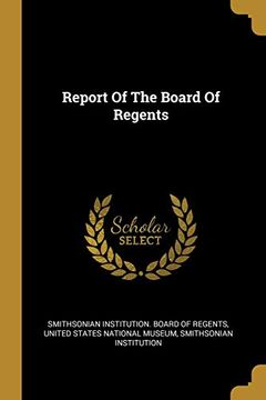 portada Report of the Board of Regents (en Inglés)