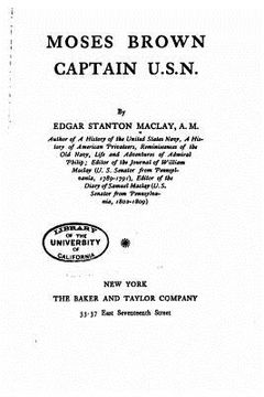 portada Moses Brown, captain U.S.N. (in English)