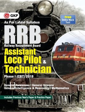 portada RRB Assistant Loco Pilot & Technician Phase -I (CBT) 2018 (en Inglés)