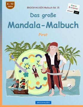 portada BROCKHAUSEN Malbuch Bd. 15 - Das große Mandala-Malbuch: Pirat (Volume 15) (German Edition)