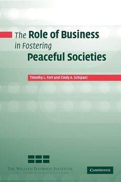 portada The Role of Business in Fostering Peaceful Societies (en Inglés)