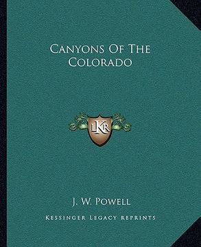 portada canyons of the colorado (en Inglés)