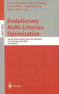 portada evolutionary multi-criterion optimization (en Inglés)