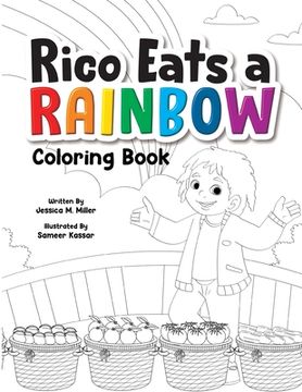 portada Rico Eats a Rainbow Coloring Book (en Inglés)