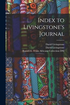 portada Index to Livingstone's Journal