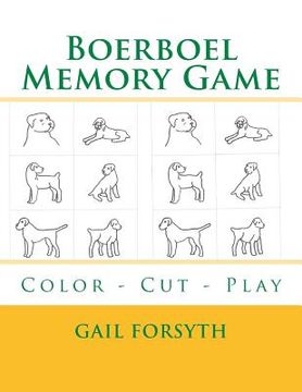 portada Boerboel Memory Game: Color - Cut - Play