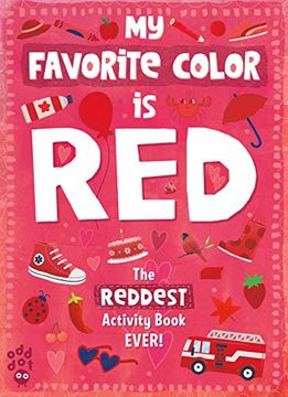 portada My Favorite Color Activity Book: Red (en Inglés)