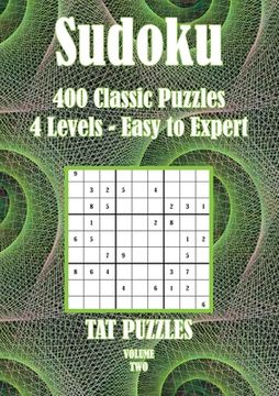 portada Sudoku: 400 Classic Puzzles 4 Levels - Easy to Expert (in English)