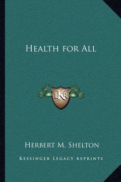 portada health for all (in English)