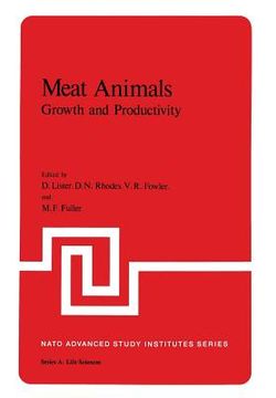 portada Meat Animals: Growth and Productivity (en Inglés)