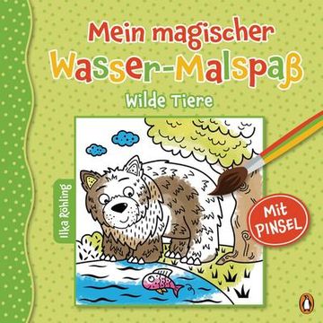 portada Mein Magischer Wasser-Malspaß - Wilde Tiere