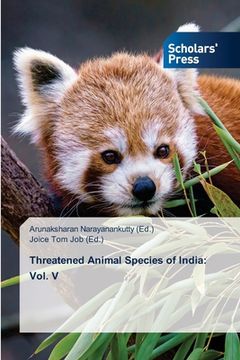 portada Threatened Animal Species of India: Vol. V (in English)