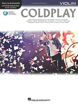 portada Coldplay for Violin - Instrumental Play-Along Book/Online Audio [With CD (Audio)] (en Inglés)