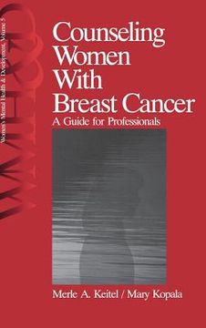 portada counseling women with breast cancer: a guide for professionals (en Inglés)