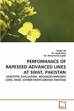 portada performance of rapeseed advanced lines at swat, pakistan (en Inglés)