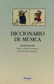 portada Diccionario de Música